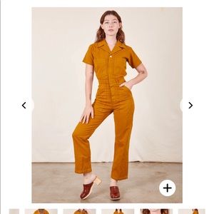 Big bud press short sleeve Spicy Mustard jumpsuit